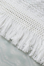 Load image into Gallery viewer, White Lace Crochet Hollow out Fringed Tank Top