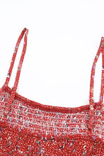 Load image into Gallery viewer, Red Floral Tank