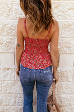 Load image into Gallery viewer, Red Floral Tank