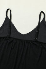 Load image into Gallery viewer, Black Sequin Tank Top