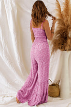 Load image into Gallery viewer, Pink Boho Floral Jumpsuit