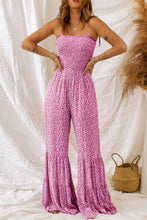 Load image into Gallery viewer, Pink Boho Floral Jumpsuit