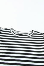Load image into Gallery viewer, Black and White Stripe Top