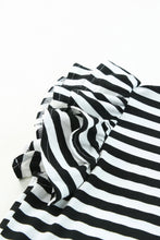 Load image into Gallery viewer, Black and White Stripe Top