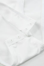 Load image into Gallery viewer, White Lace Sleeves Square Neck Bodysuit
