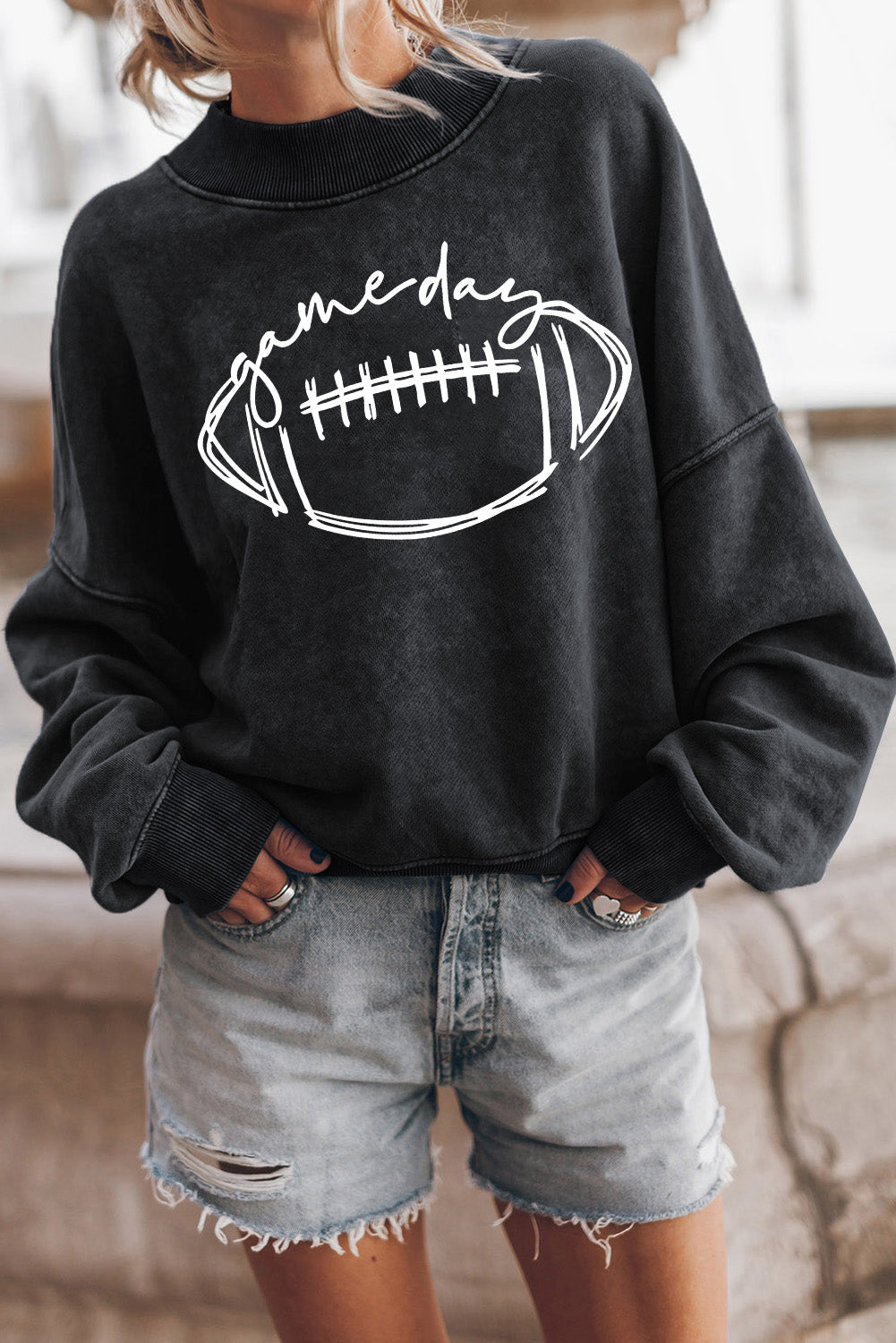 Mineral Wash Game Day Sweatshirt