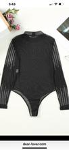 Load image into Gallery viewer, Sheer Sequin Bodysuit
