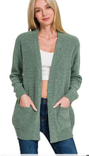 Load image into Gallery viewer, Open Front Sweater Cardigan
