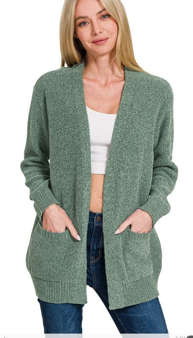Open Front Sweater Cardigan
