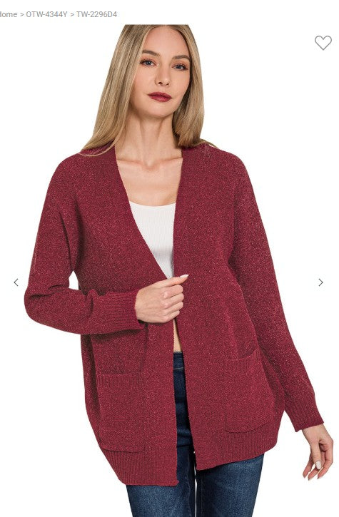 Open Front Sweater Cardigan