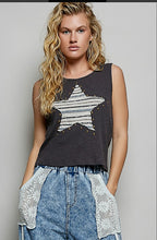 Load image into Gallery viewer, Round-neck sleeveless slim-fit ribbed top
