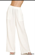Load image into Gallery viewer, Double gauze elastic band pants
