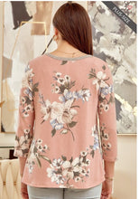 Load image into Gallery viewer, V-neck Floral Tunic
