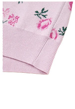 Load image into Gallery viewer, Pink Floral Print Sweater
