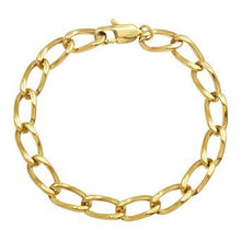 Load image into Gallery viewer, J-7inch 18KWaterproof,tarnish free, hypoallergenic GOLD PLATED STAINLESS STEEL BRACELET,
